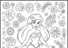 Easy Ariel Coloring Page