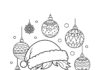 Easy Holiday Coloring Page
