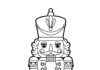 Easy Nutcracker Coloring Page for Preschool