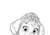 Easy Paw Patrol Coloring Page