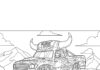 El Toro Loco Monster Truck Coloring Page