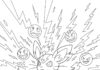 Electric Pokémon Coloring Page to Print Out and Color
