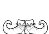 Elf Shoe Coloring Page