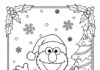 Elmo Christmas Coloring Page