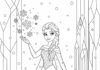 Elsa Coloring Worksheet