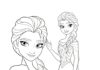 Elsa Colouring Image