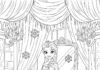 Elsa Doll Coloring Page