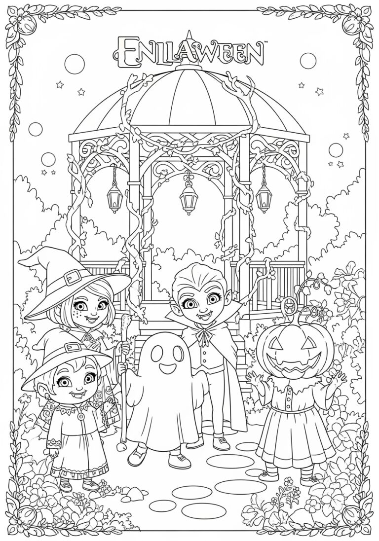 Encanto Halloween Coloring Page Encanto Halloween Coloring Page