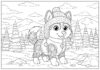 Everest Coloring Page to Print and Color