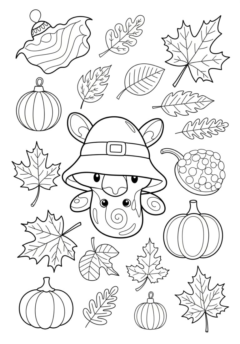 Fall Coloring Sheet for Preschool Fall Coloring Sheet for Preschool