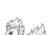 Fire Pokémon Coloring Page to Print Out and Color