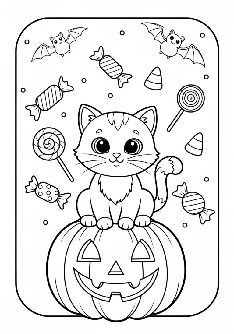 Free Halloween Coloring Page for First Graders Free Halloween Coloring Page for First Graders