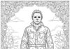 Free Michael Myers Coloring Page