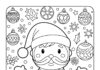 Free Printable Christmas Coloring Page for Adults Only