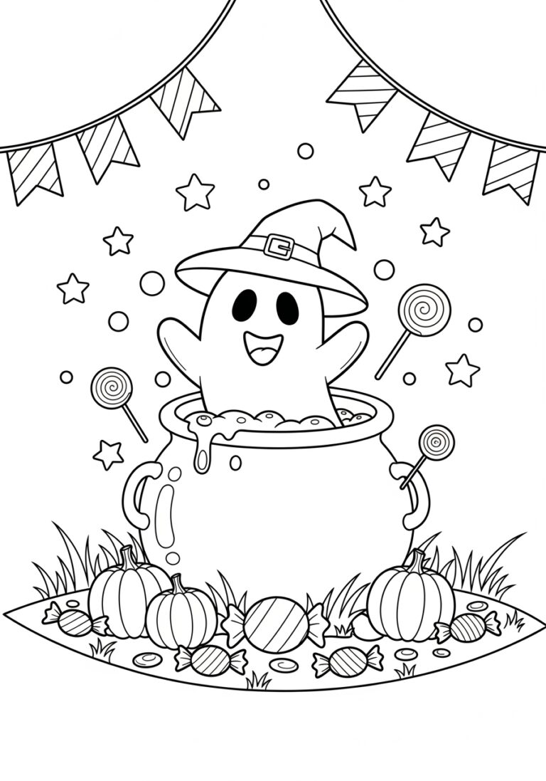 Free Printable Halloween Coloring Page for Preschoolers Free Printable Halloween Coloring Page for Preschoolers