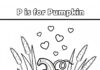 Free Pumpkin Coloring Page for Preschoolers