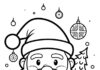 Full Page Christmas Coloring Page