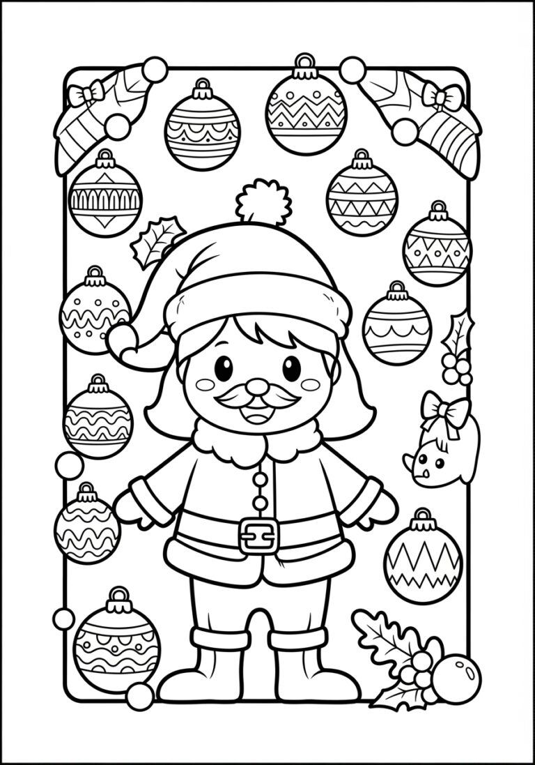 Fun Holiday Coloring Page
