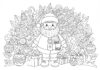 Giant Christmas Colouring Poster