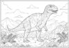 Giant Dinosaur Coloring Page