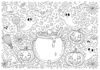 Giant Halloween Coloring Page