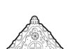 Gingerbread House Ornament Coloring Page