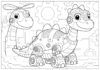 Gogo Dino Coloring Page to Print Out and Color