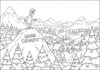 Grinch on Mount Crumpit Overlook Coloring Page