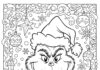 Grinch Painting Ornament Coloring Page