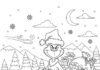 Grinch Sleigh Coloring Page