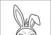 Grinch Wearing Bunny Ears Coloring Page