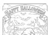 Halloween Coloring Contest Page