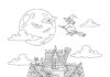 Halloween Coloring House to Print Out and Color