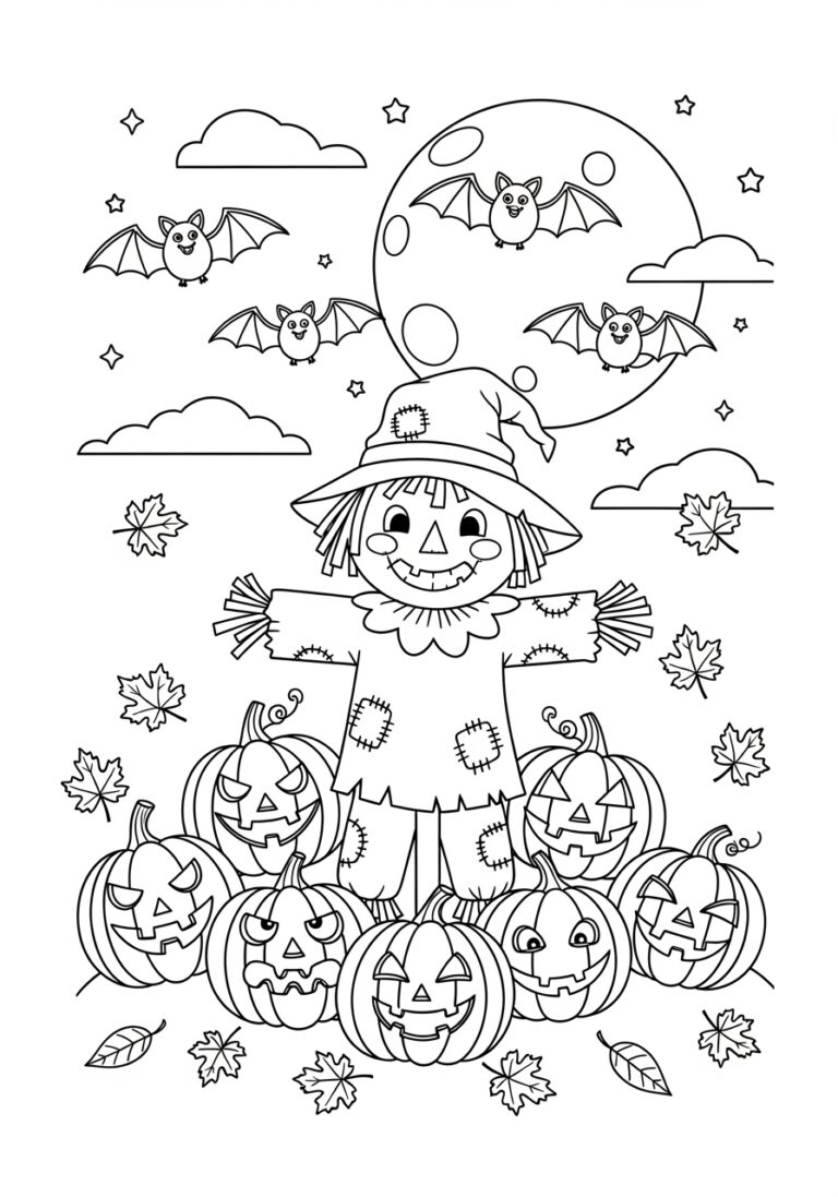 Halloween Coloring Packet to Print Out and Enjoy