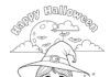 Halloween Coloring Page Witch
