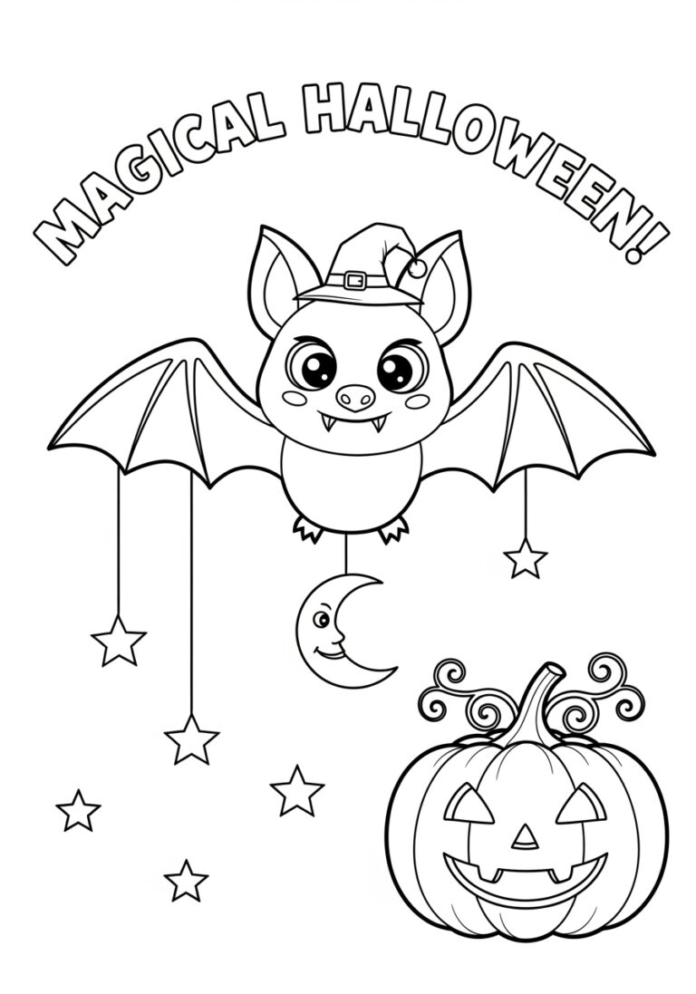 Halloween Coloring Page and Activity Halloween Coloring Page and Activity