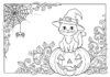 Halloween Coloring Page for 4th Graders