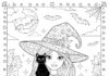Halloween Coloring Page for Tweens