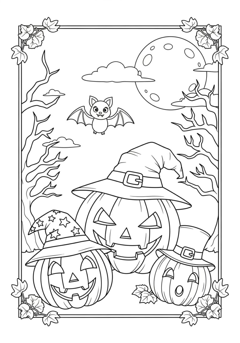 Halloween Coloring Picture to Print Out