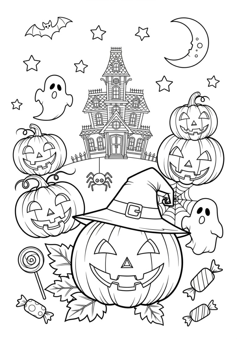 Halloween Picture to Print Off and Color
