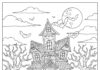 Halloween Printable Drawing to Color
