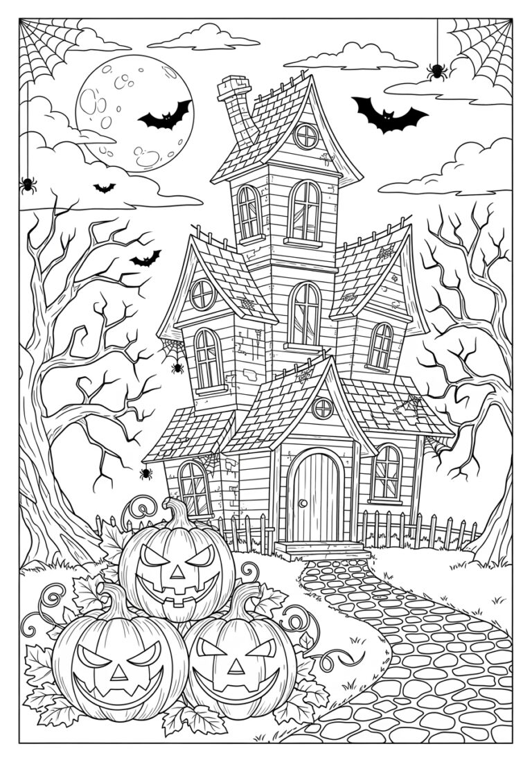 Halloween Sheet to Print Out and Color Halloween Sheet to Print Out and Color