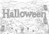 Hard Halloween Coloring Page Printable