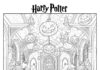 Harry Potter Halloween Coloring Page
