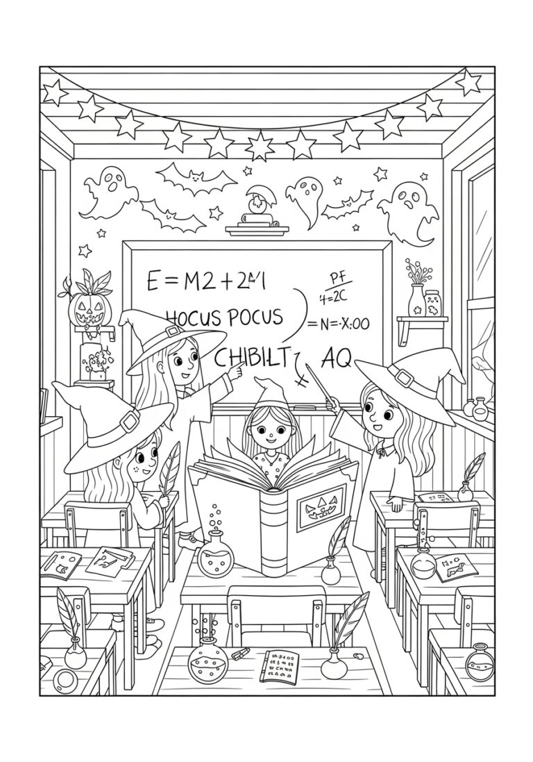 Hocus Pocus Back to School Witch Classroom Colorin… Hocus Pocus Back to School Witch Classroom Colorin…
