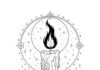 Hocus Pocus Black Flame Candle Lighting Coloring Page