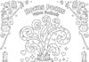 Hocus Pocus Valentine’s Love Potion Coloring Page