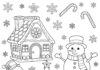 Holiday Coloring Page for Elementary Students
