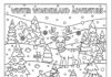 Holiday Coloring Page for Preschool