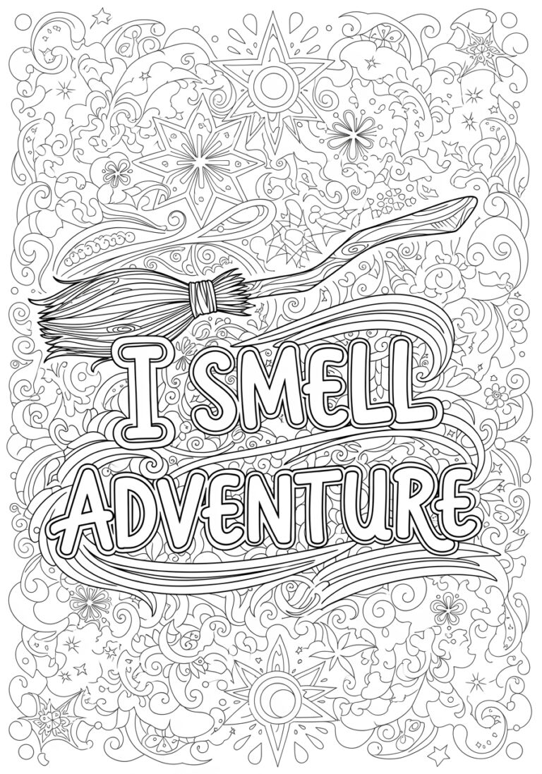 I Smell Children Quote Coloring Page I Smell Children Quote Coloring Page